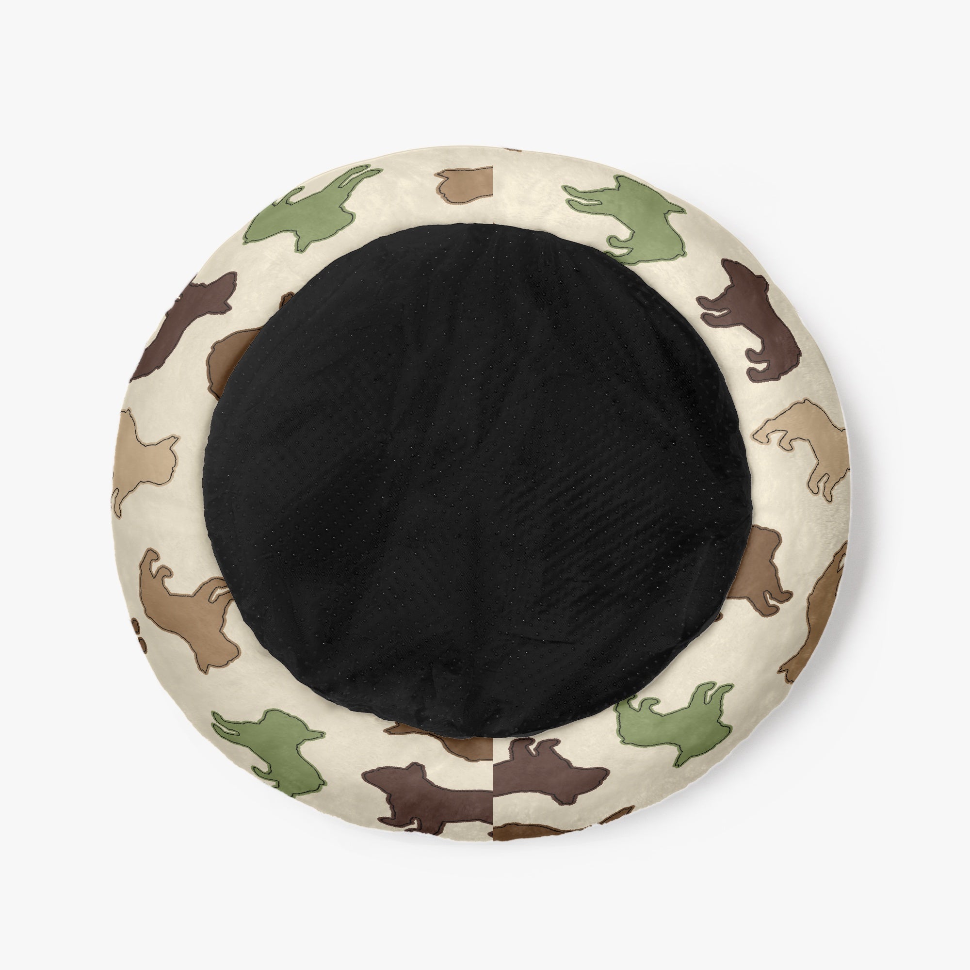 Donut - Cloud-Comfort Frenchie Bed | Anti-Anxiety French Bulldog Donut Bed