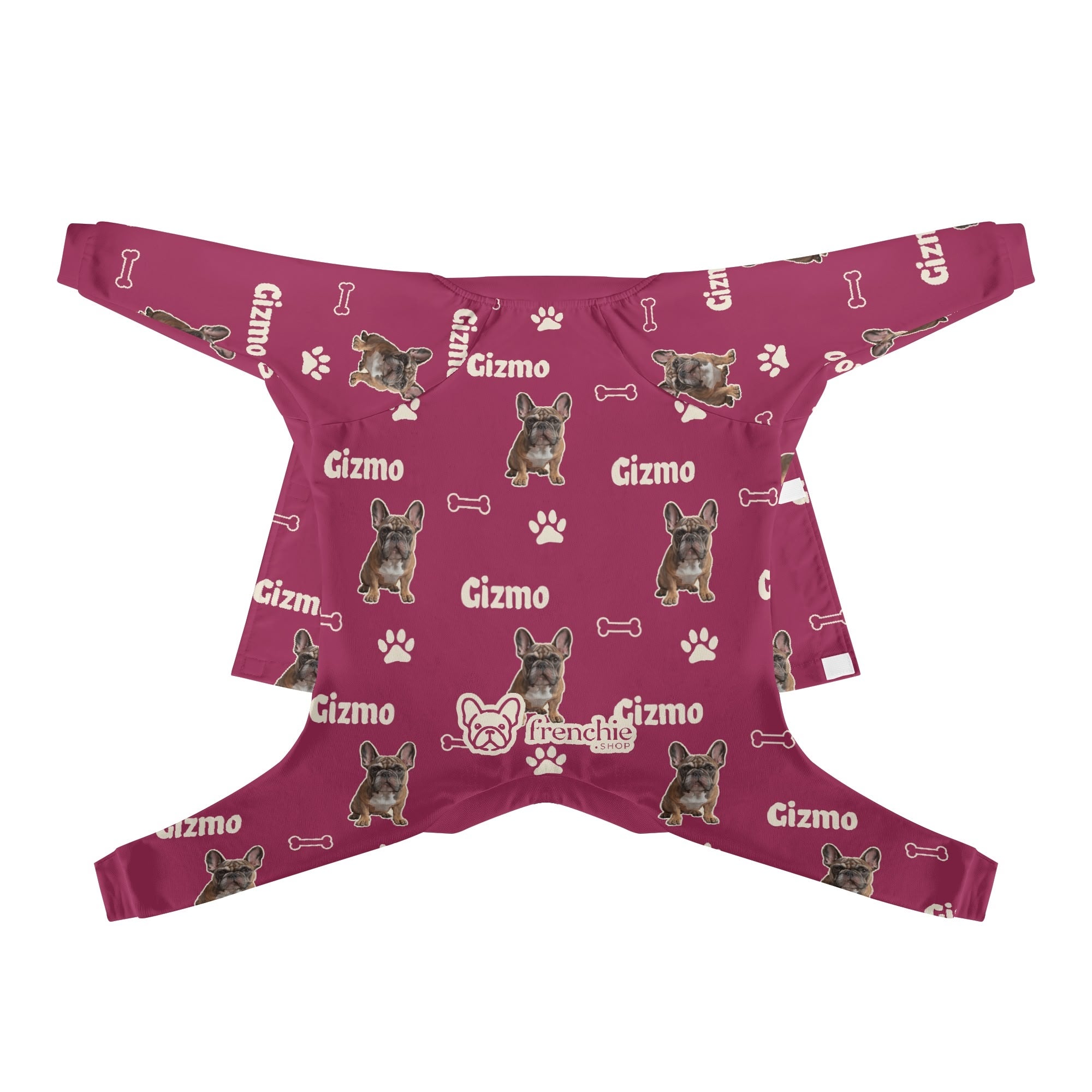 Rosie - Personalized French Bulldog Pajamas with Your Frenchie’s Name & Picture – Ultra-Soft, Cozy, and Adorably Unique
