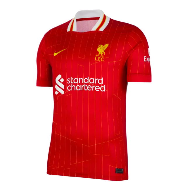 2024-2025 Liverpool Home - Comfortable Fit - Authentic - Match Quality