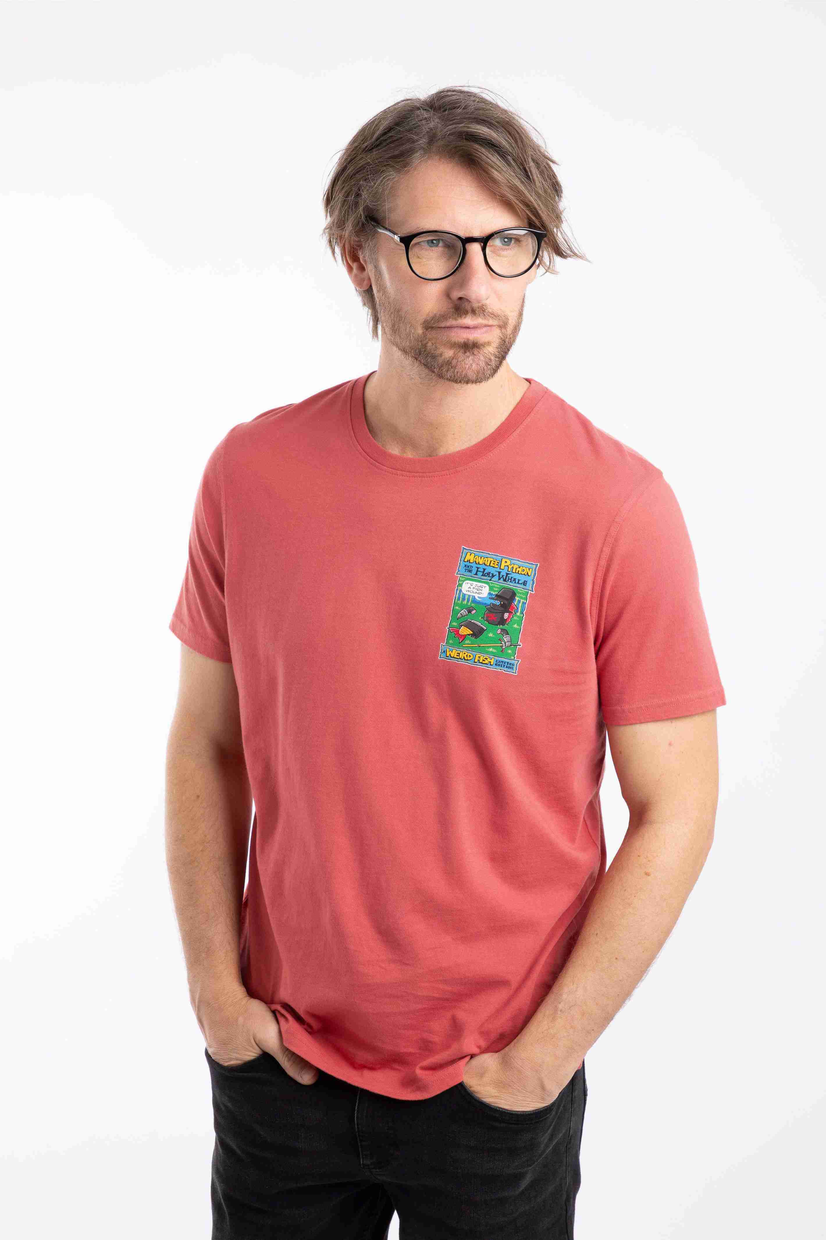 Holy Whale Back Print Artist T-Shirt Nantucket