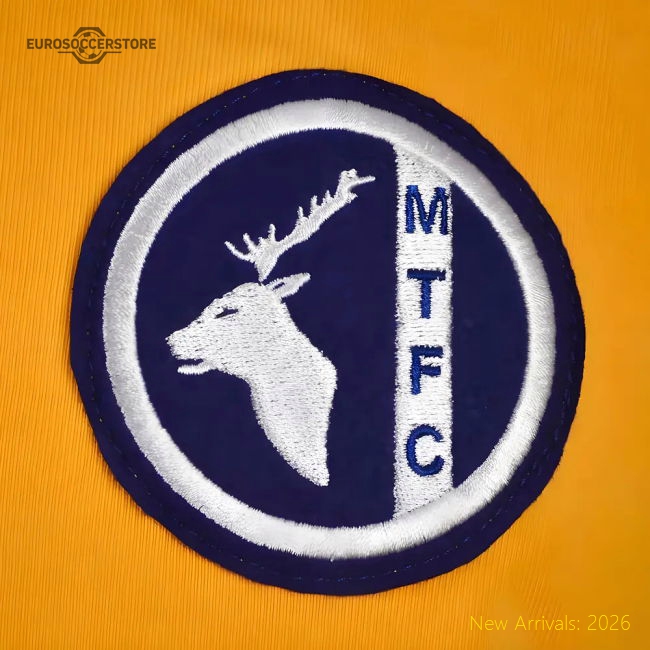 Premium-grade Mansfield Town 1976-77 Bukta Retro Football Shirt