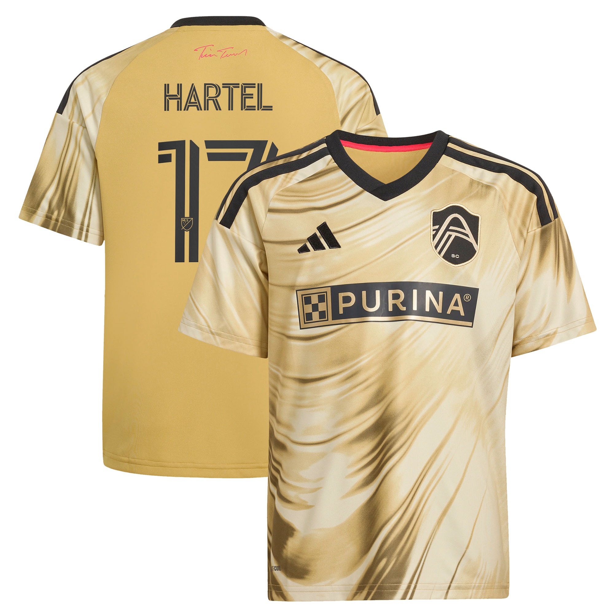 [SJH] Marcel Hartel St. Louis CITY SC Youth 2026 The Tina Turner Kit Replica Jersey - Yellow
