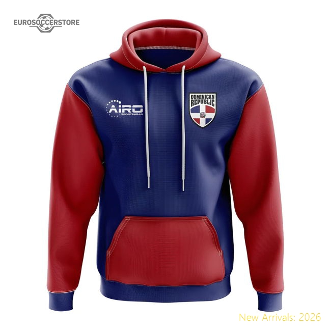 Outstanding Dominican Republic Concept Country Football Hoody (navy)