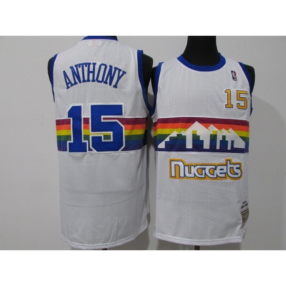 Pro Grade Denver Nuggets 15 White Jersey - Must-Have Jersey