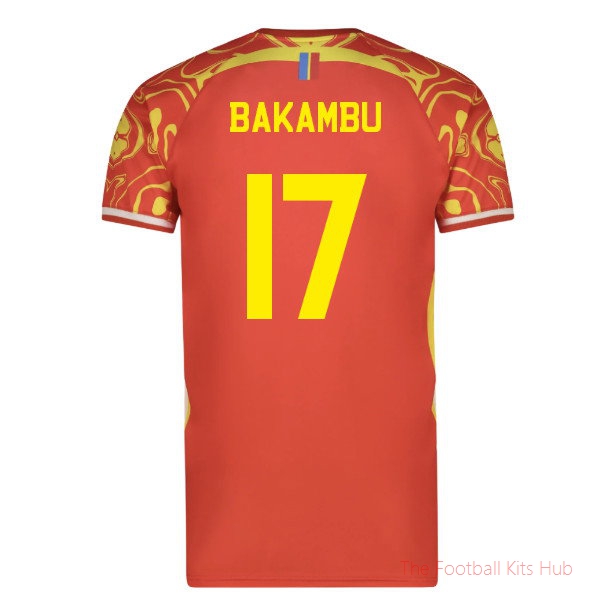DR Congo Third Shirt 2026-2027 Bakambu #17 Stadium Edition
