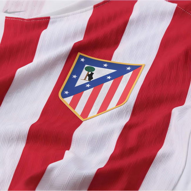 2025-2026 Atletico Madrid Home Football Shirt Reinforced Seams
