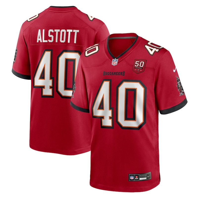 None Mike Alstott Tampa Bay Buccaneers Sleek Fan Apparel Game Day Wear