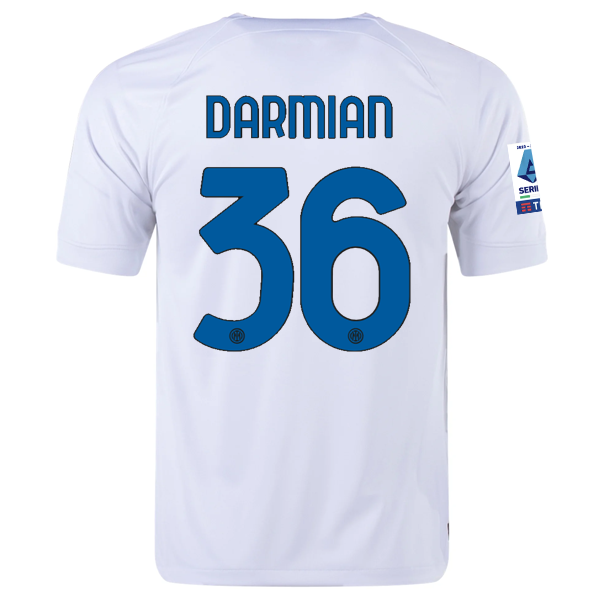 Inter Milan Darmian 2023-2024 UCL Away Jersey – Authentic Shirt