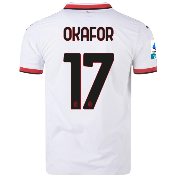 AC Milan Noah Okafor 2024-2025 UCL Away Jersey – Authentic Shirt