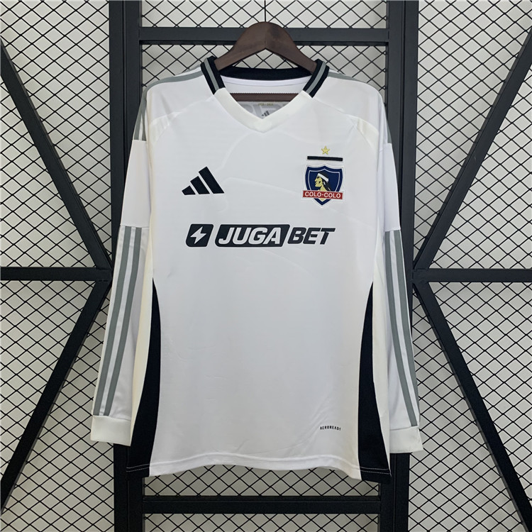 Advanced Fabric 2526 Colo-Colo Soccer Jersey Home Long Sleeve