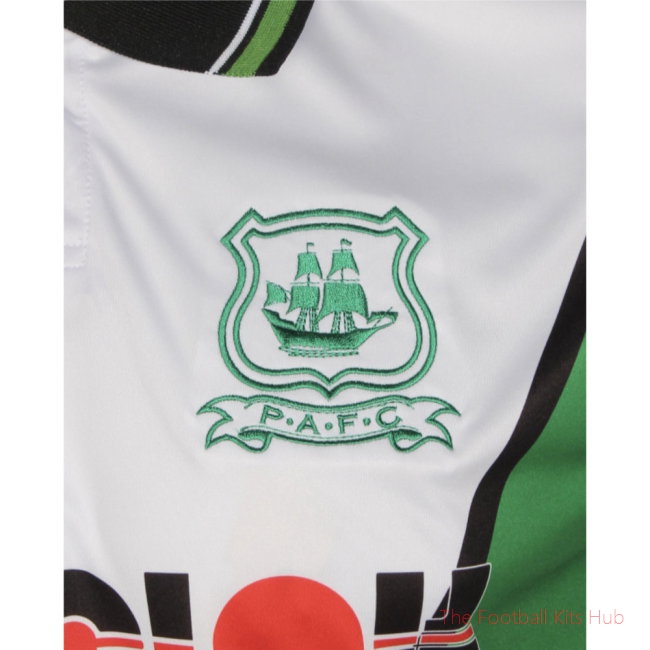 Soccer Club Plymouth Argyle Rotolok Shirt Game 1995-1996 Day