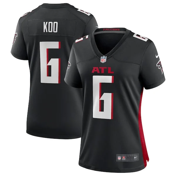 None Younghoe Koo Game Jersey - Black | NFL Player Jersey | NFL Footba