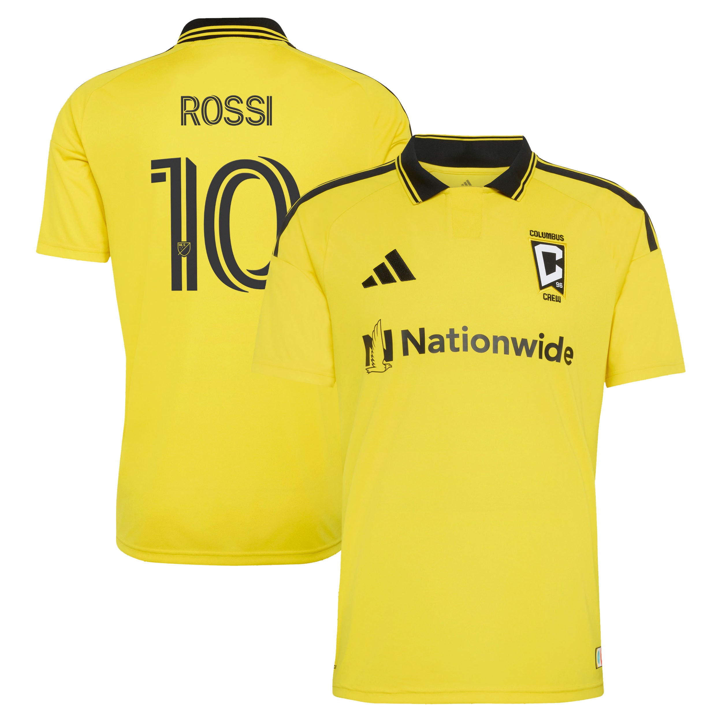 [SJH] Diego Rossi Columbus Crew 2026 The Crafted for Excellence Kit Replica Jersey - Yellow