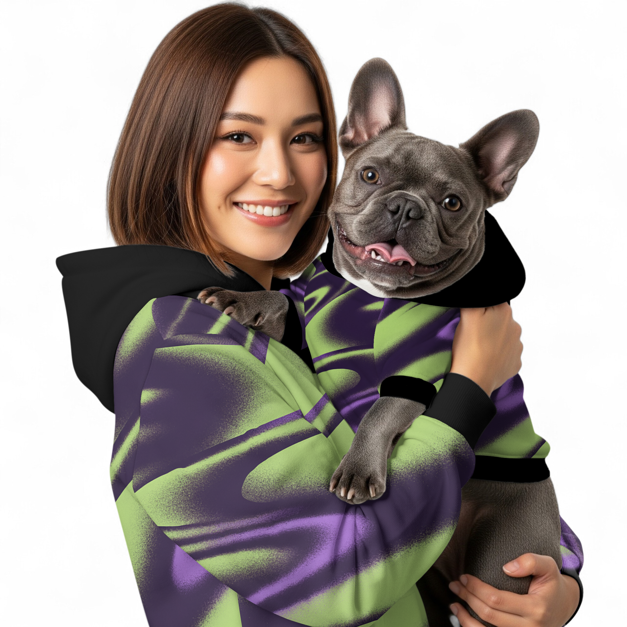 French Bulldog Bowen Human Hoodies Practical Pet Supply