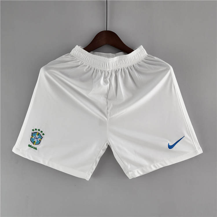 World Cup 2022 Brazil Home White Shorts - World Cup Collection 27680