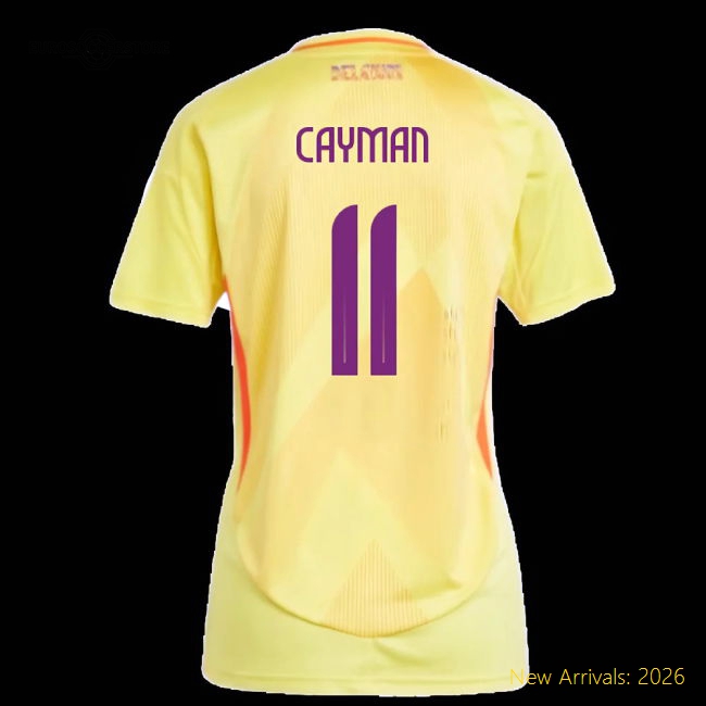 Elegant Football Team Womens Cayman Jersey 2025-2026 Stretchy