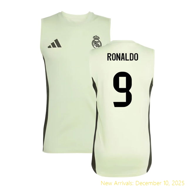 2025-2026 Real Madrid Training Jersey - Professional Soccer (Ronaldo...