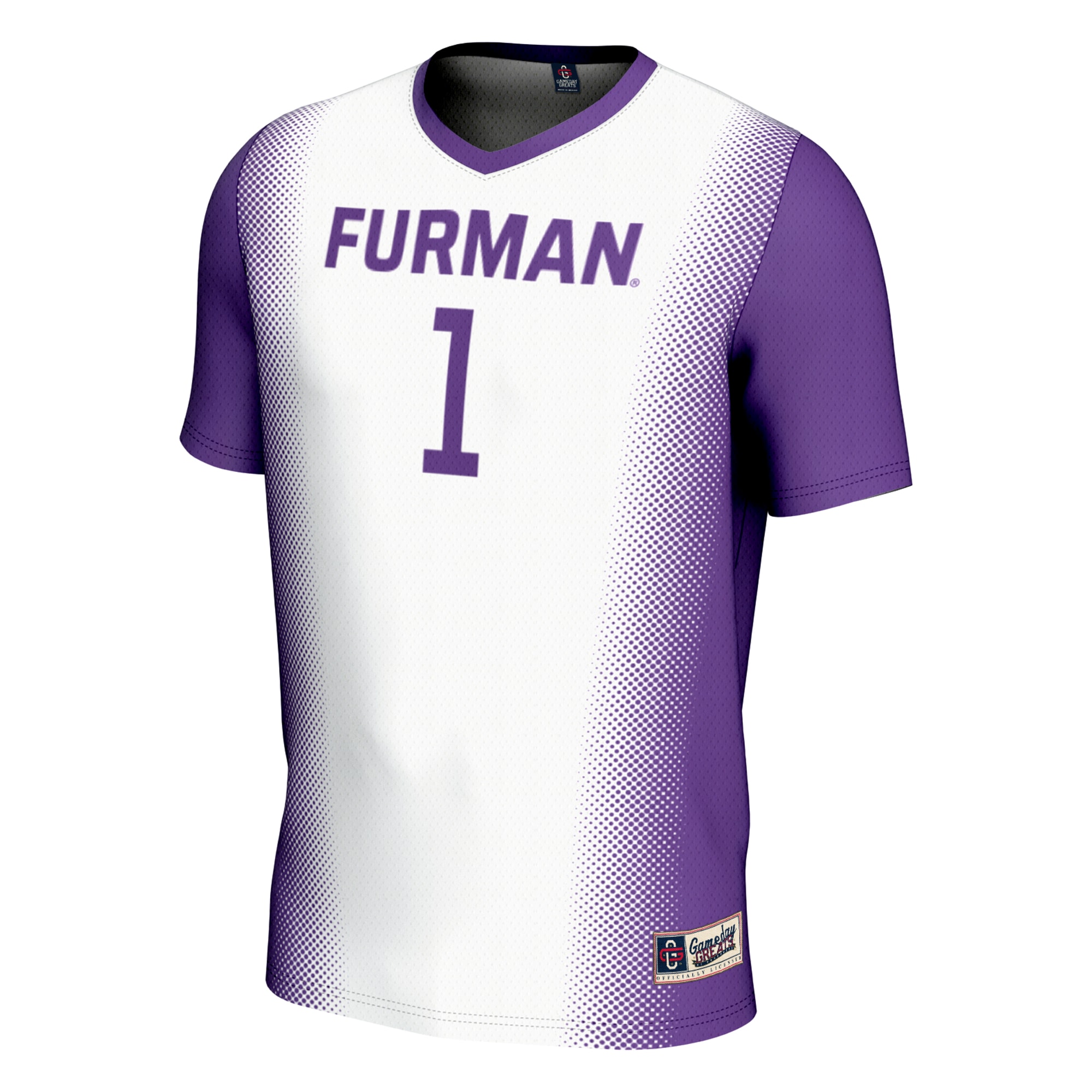 [SJH] Furman Paladins GameDay Greats Youth Lightweight Women's Soccer Jersey - White