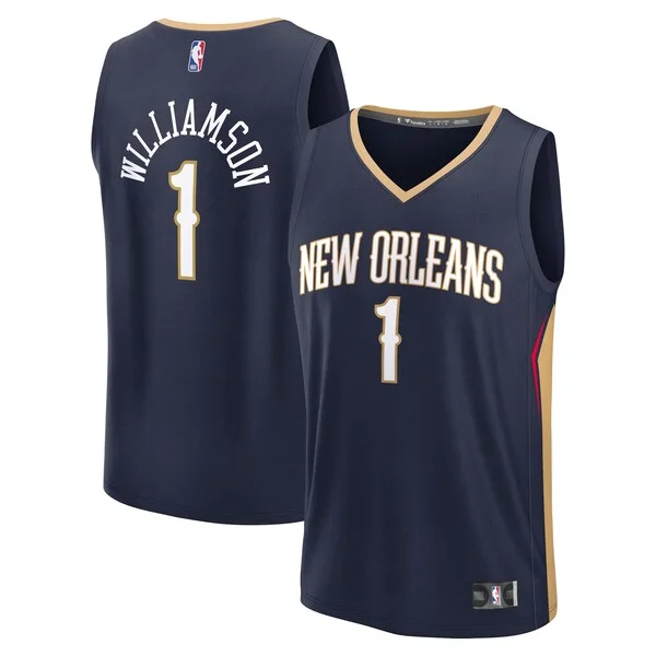 Zion Williamson NOP Durable Replica Jersey - Navy - Licensed Product