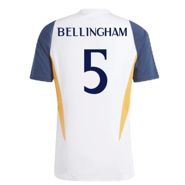 2023-2024 Real Madrid Training Shirt (white) (bellingham 5)