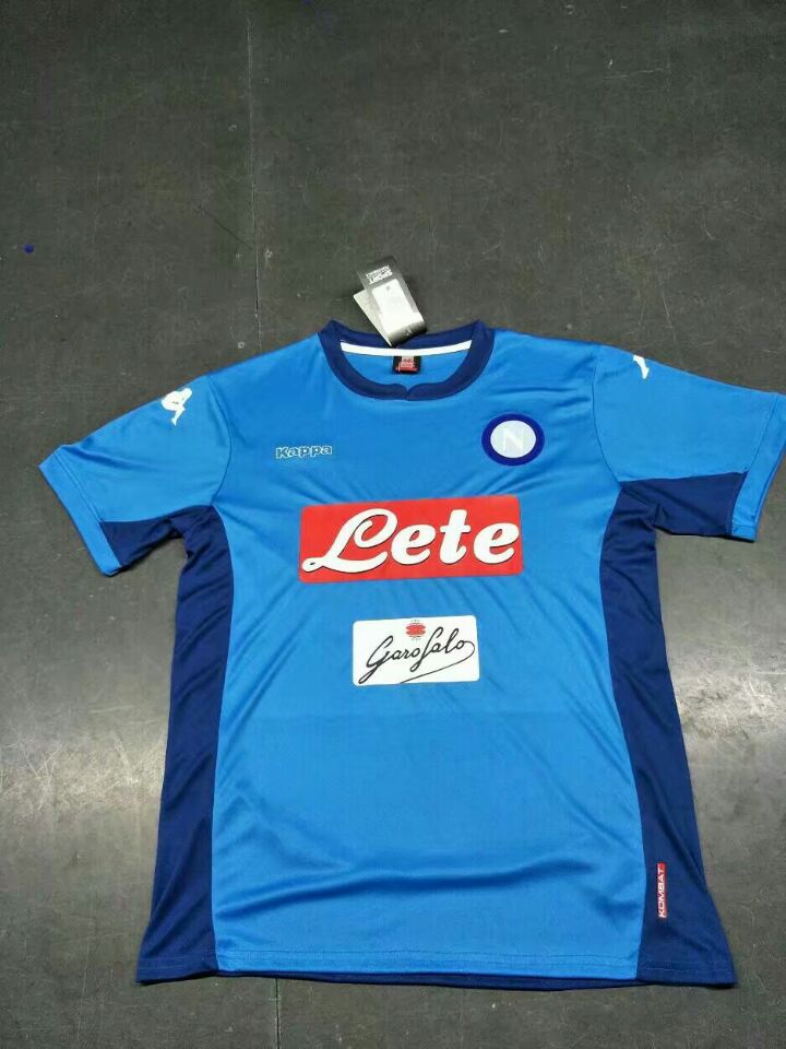 Cheap Napoli Soccer Jersey Football Shirt Home 201718 Soccer Jersey