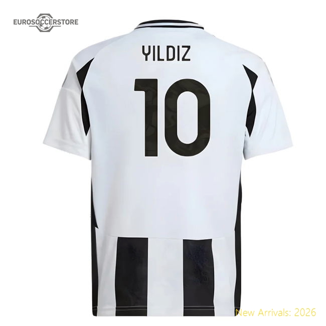 Juventus 2024-25 Home Fan Version For Kids (Yildiz Football Shirt