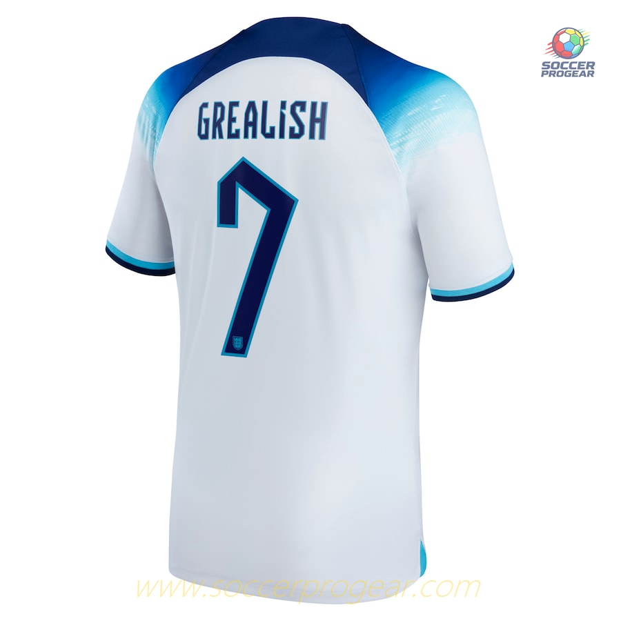 GREALISH 2022 WORLD CUP ENGLAND HOME SHIRT