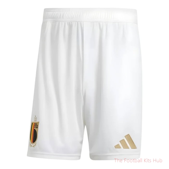 2024-2025 Belgium Away Shorts (White) - Kids