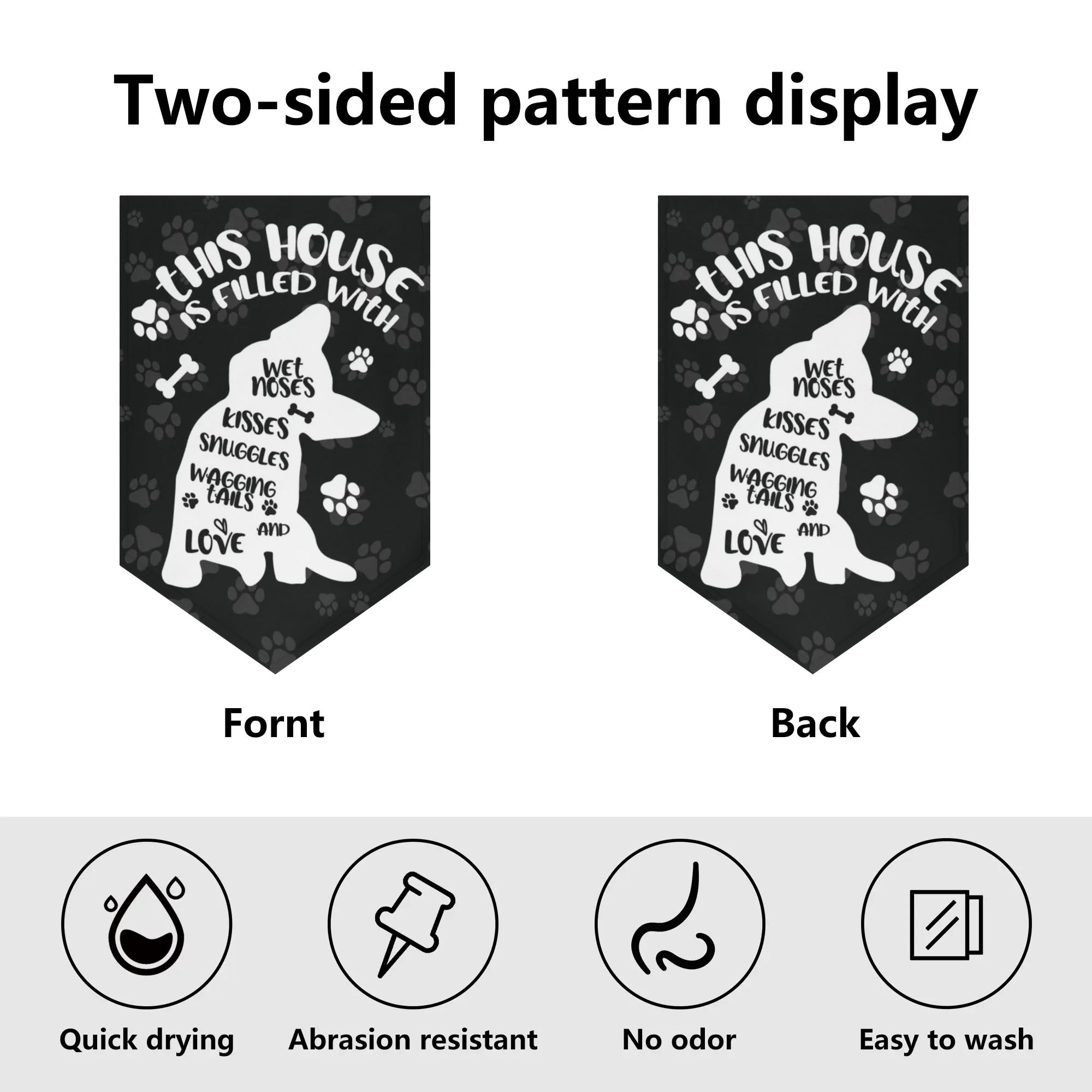 Vet-recommended Garden Flag Banner For French Bulldogs | Vet-recommended