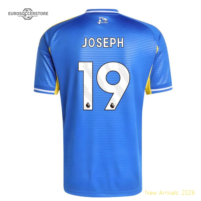 2025-2026 Leeds Away Shirt Joseph 19 English Football Collection