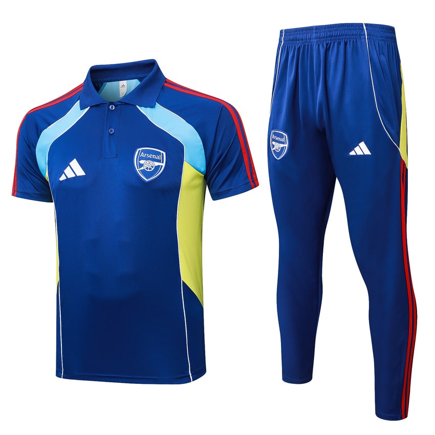 Arsenal Polo Tracksuit 2025-2026 Light Blue
