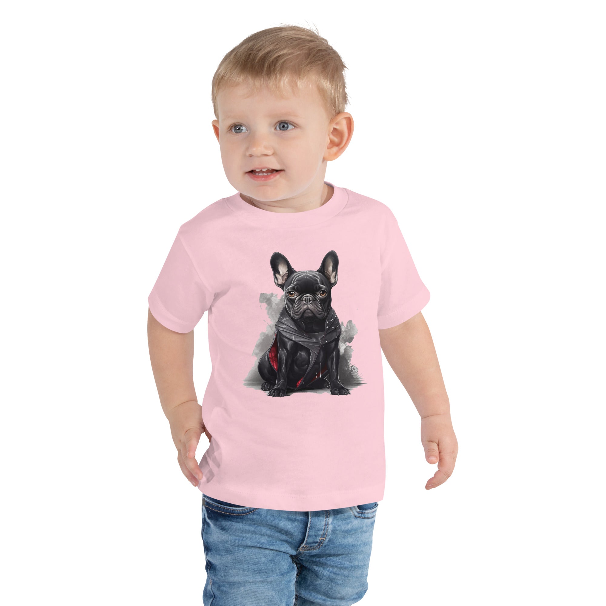 French Bulldog Kid's Frenchie T Shirt Stealthy Canine Apparel Durable Dog Item