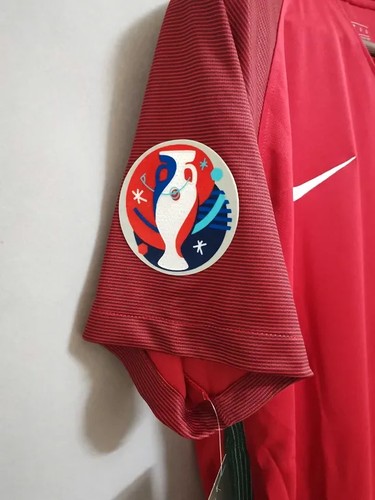 Premium 2016 Portugal Jersey Home Euro With Retro Design - Voyageurs