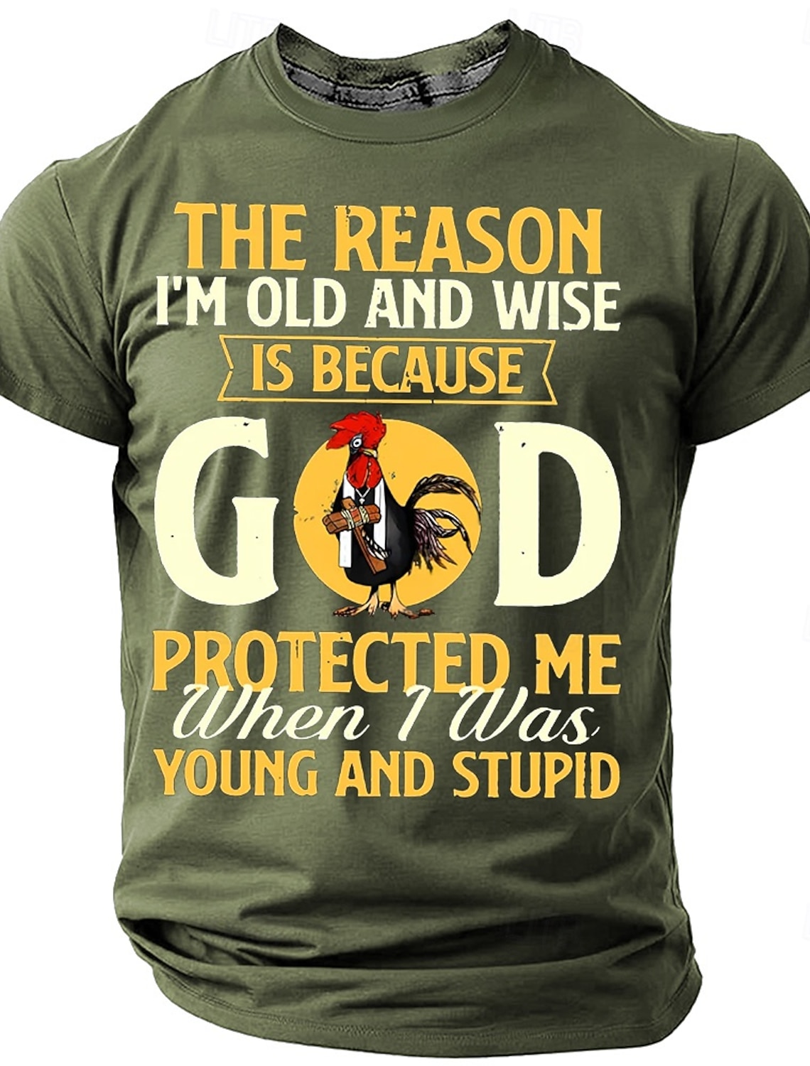 Men's Knight Templar Red Cross Sword Shield Crusader Medieval Christian Vintage Heroic Short Sleeve T-Shirt All Over Print Casual Fit Streetwear Daily Wear Designer Clothing Apparel S M L XL XXL XXXL
