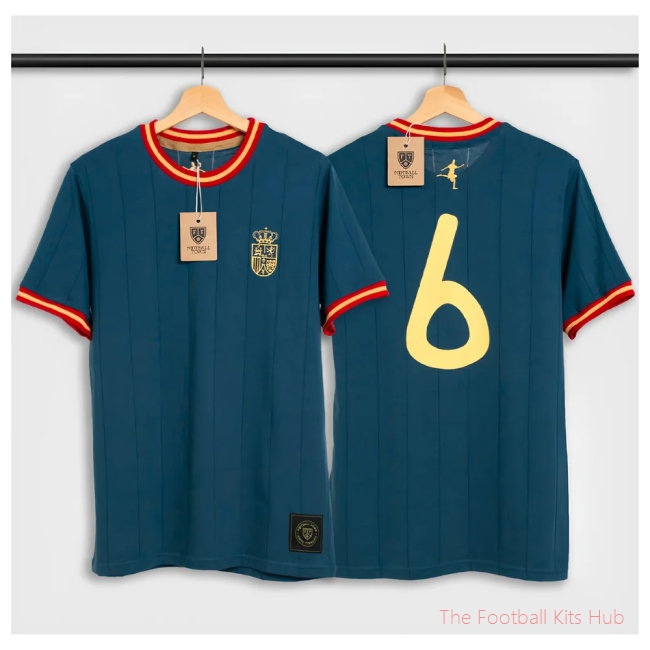 Spain Andres Iniesta Away Tribute Shirt El Cerebro