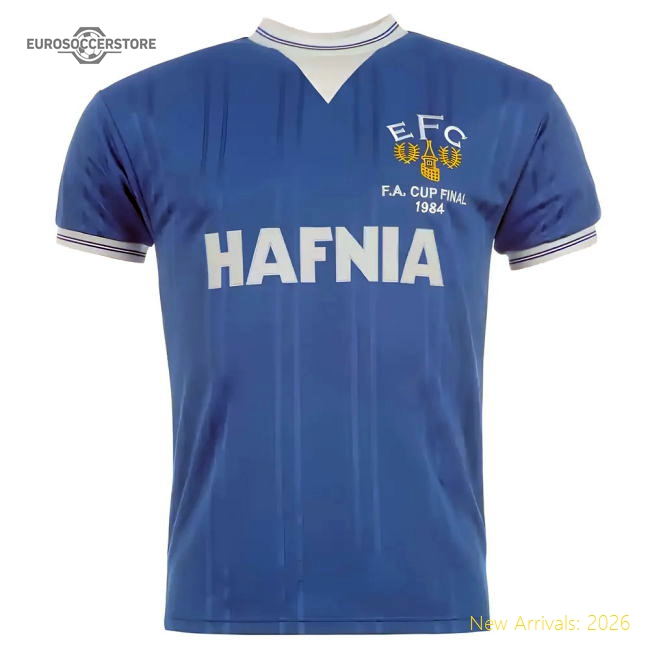 Official Score Draw Everton 1984 Home Shirt - Premium Quality