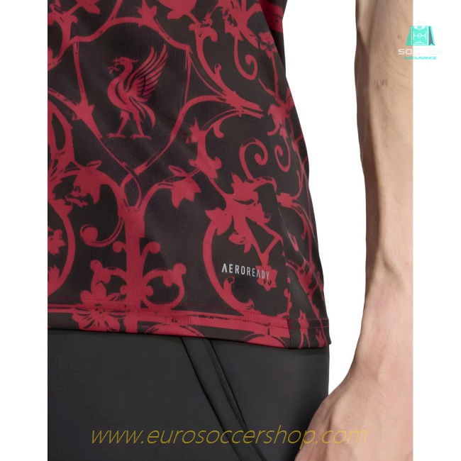 2025-2026 Liverpool Pre-Match Shirt (Black) (Rio 73)
