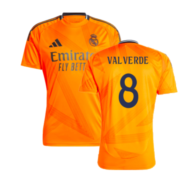 2024-2025 Real Madrid Away Affordable Football Shirt (Valverde 8)