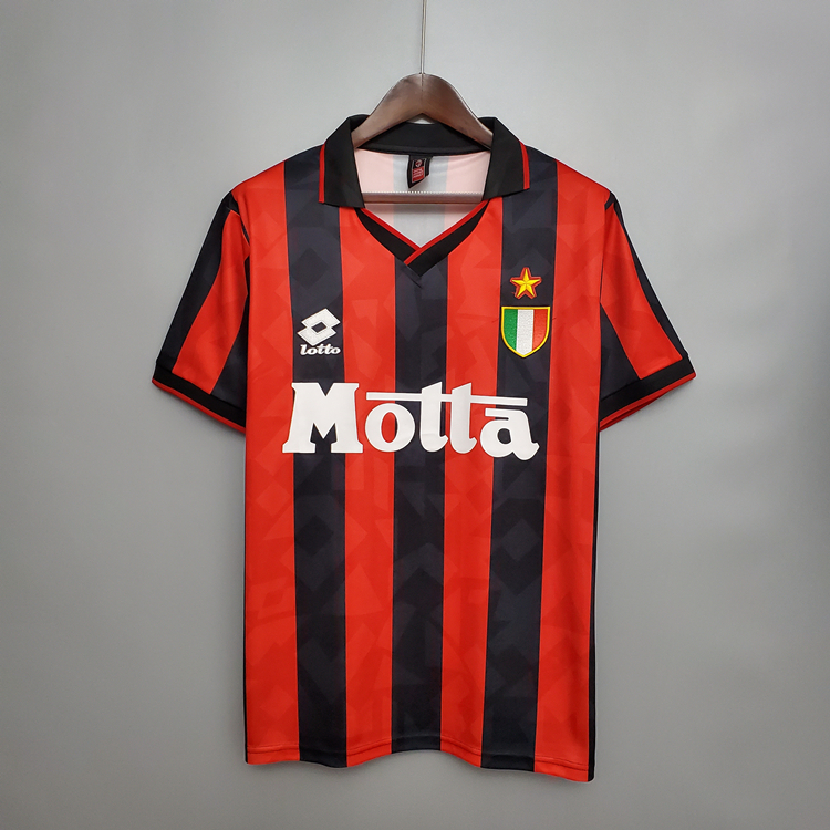 Authentic Match Quality AC Milan 9394 Retro Football Shirt