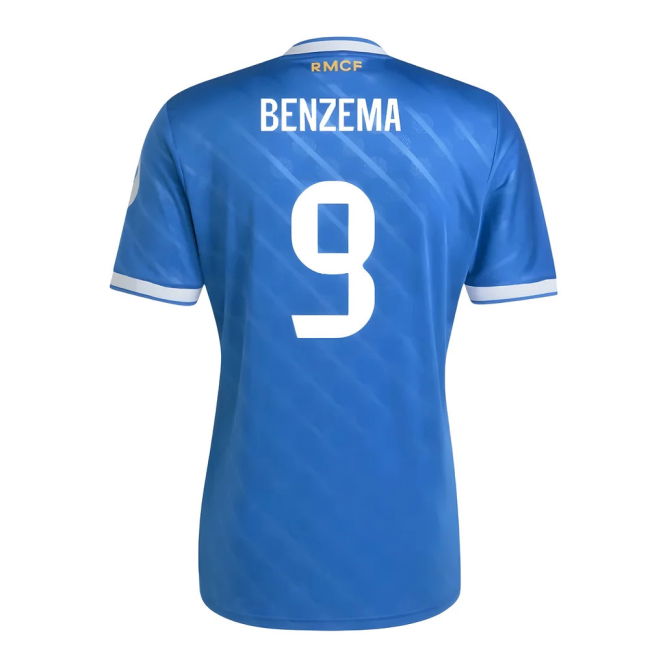 2025-2026 Real Madrid CF Authentic Shirt (Benzema 9) | Replica