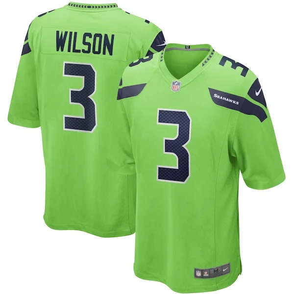 Seattle Seahawks Game NFL Jersey - Green | Elite Football Apparel