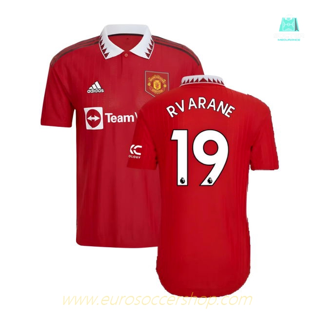 2022-2023 Man Utd Authentic Home Shirt (R VARANE 19)