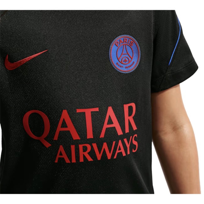 [L1D] 2026-2027 PSG Strike Training Shirt (Black) - Kids (Fabian 8)