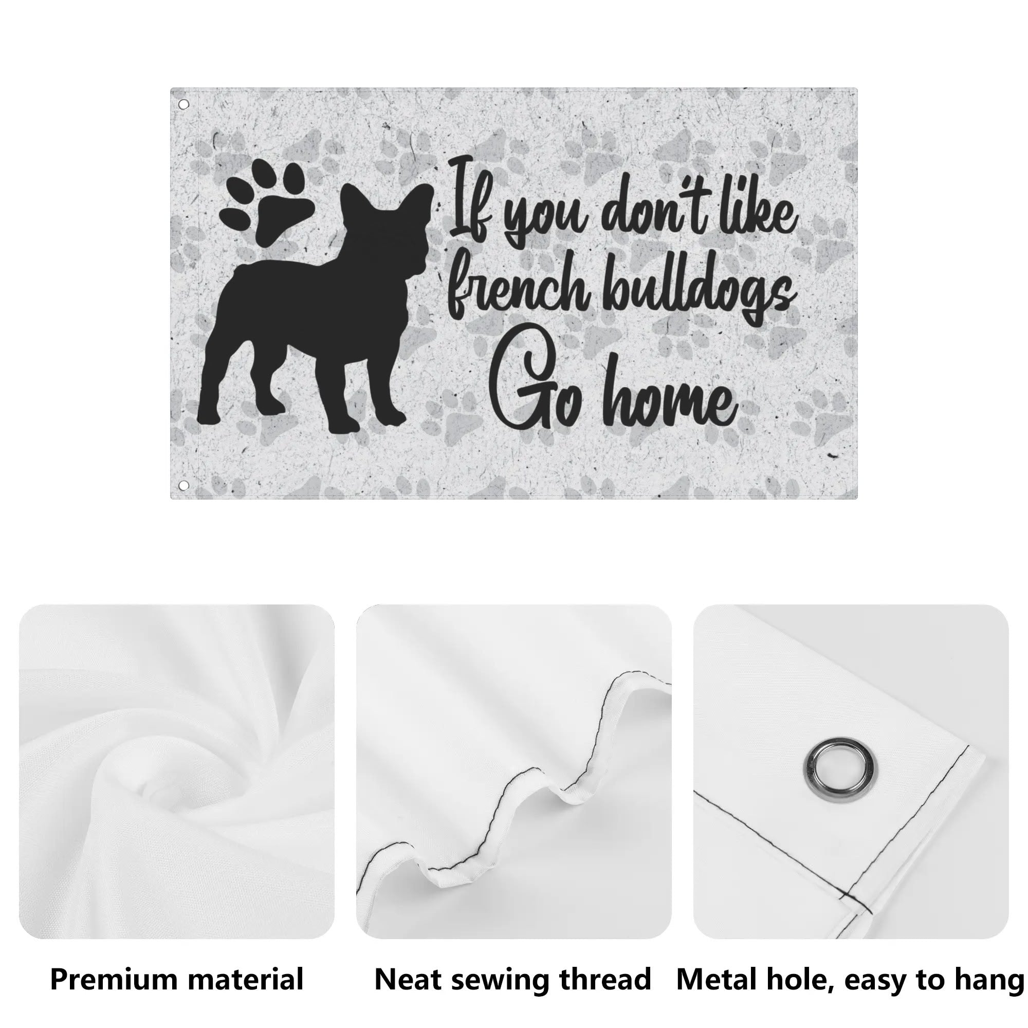 Durable Gigi - Garden Flags For Frenchie Lovers for Everyday Wear