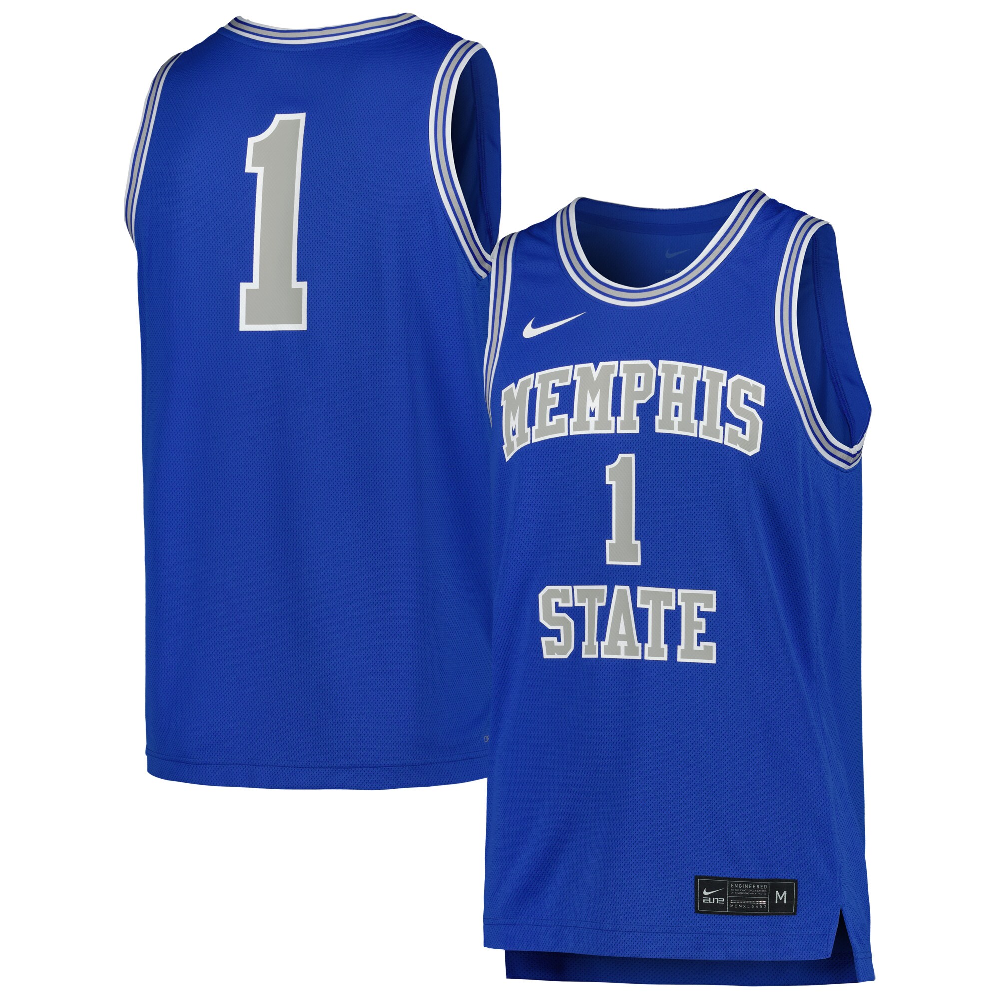 [NJP] Memphis Tigers Replica Basketball Jersey - Royal