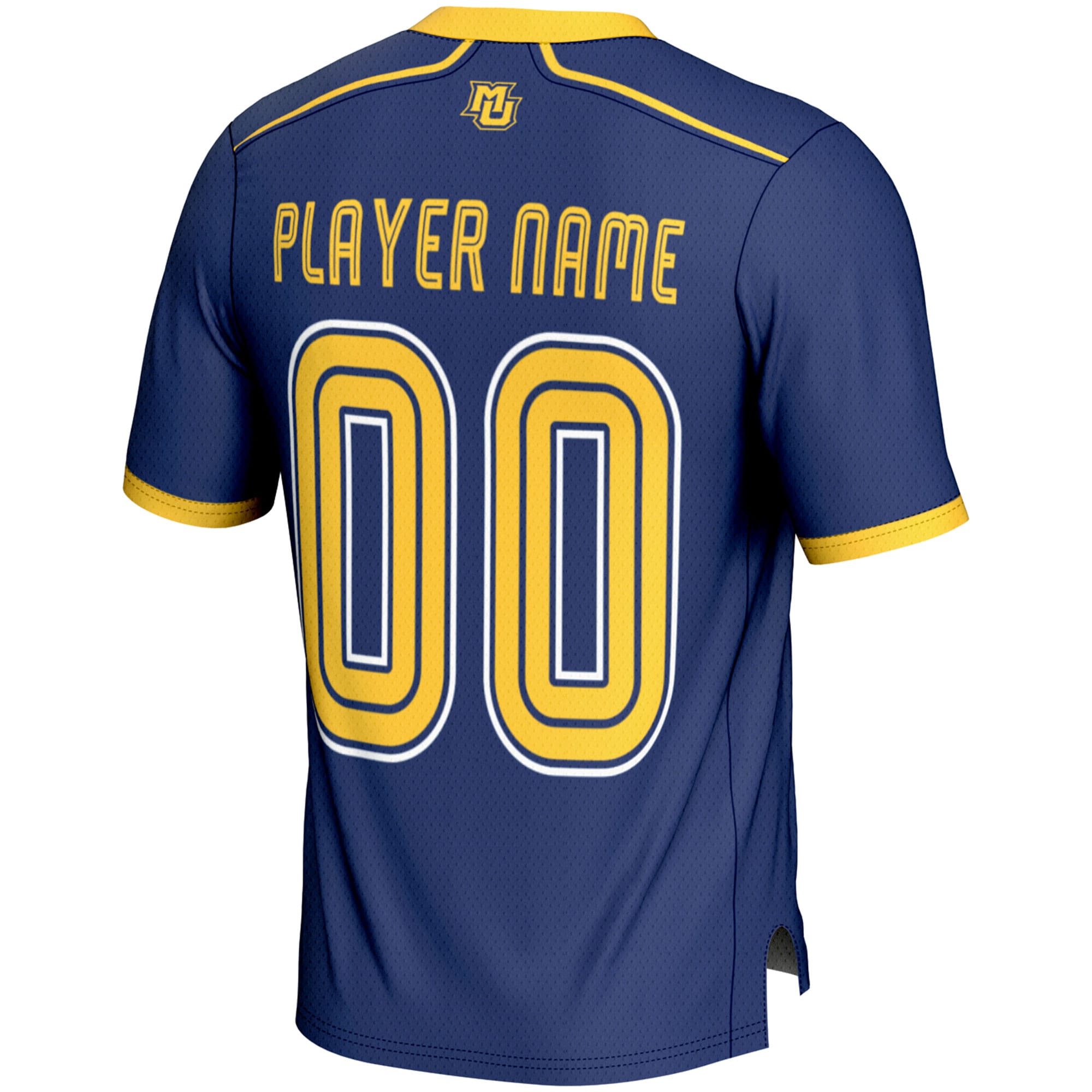 [NJP] Marquette Golden Eagles GameDay Greats Youth NIL Pick-A-Player Lightweight Men's Lacrosse Jersey - Navy