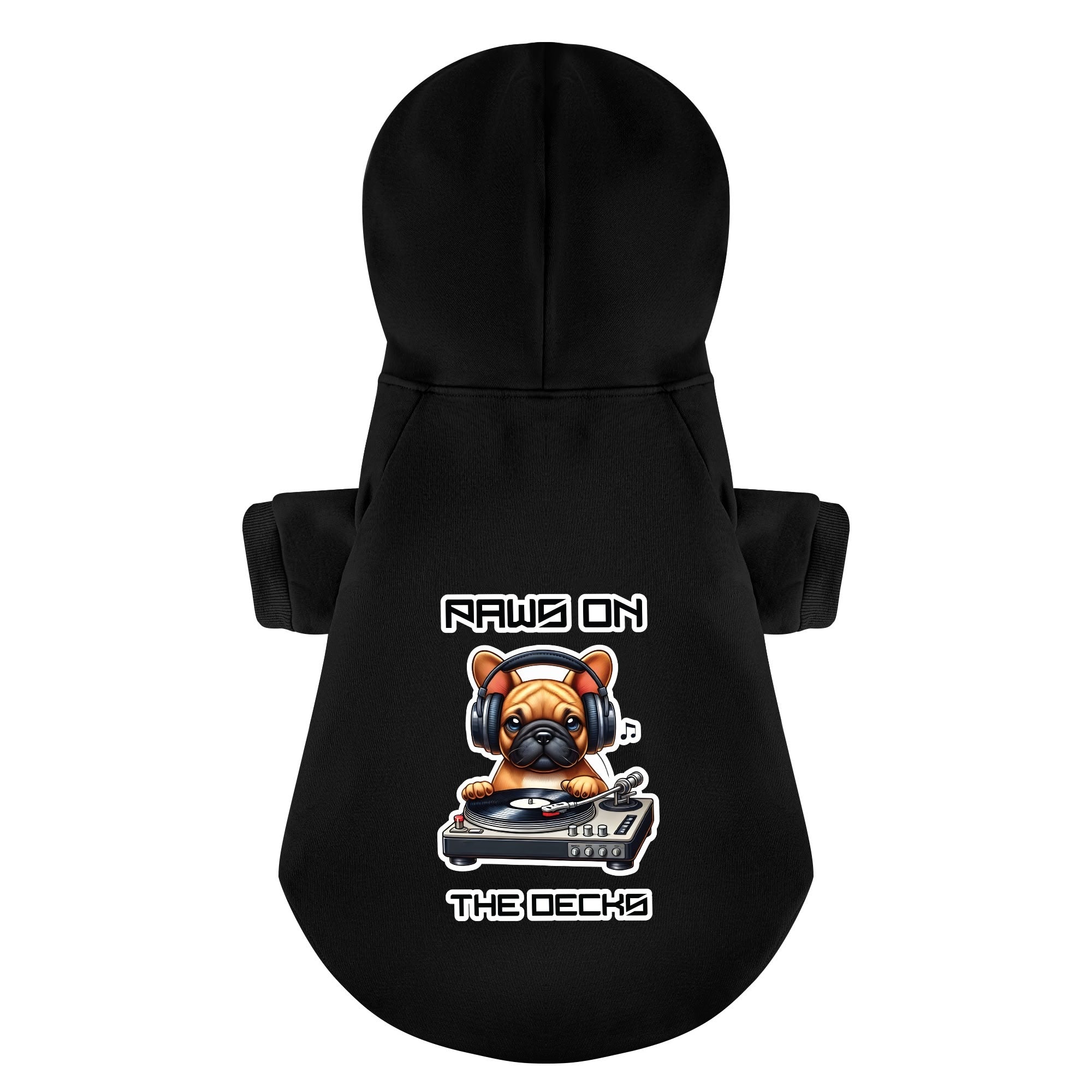 Paws On The Decks - Bulldog Inspired Personalized French Bulldog Hoodies With Funny Quotes – Stylish, Cozy, And Premium 100% Cotton For Frenchie Fans