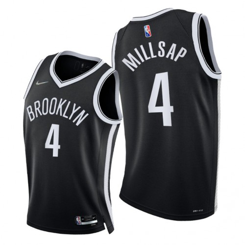 BKN Black Nike B. Nets #4 NBA Jersey NBA Fan Apparel NBA Fan Apparel