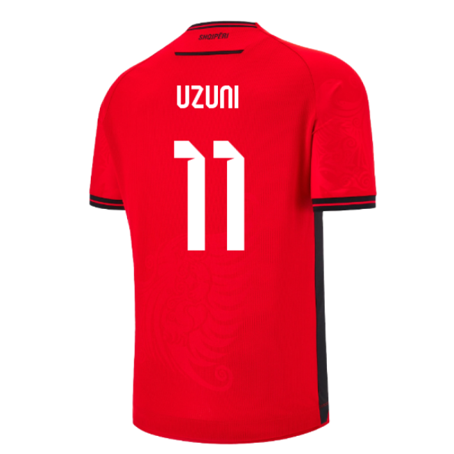 Uzuni 11 2025-2026 Albania Soccer Team Home Uniform