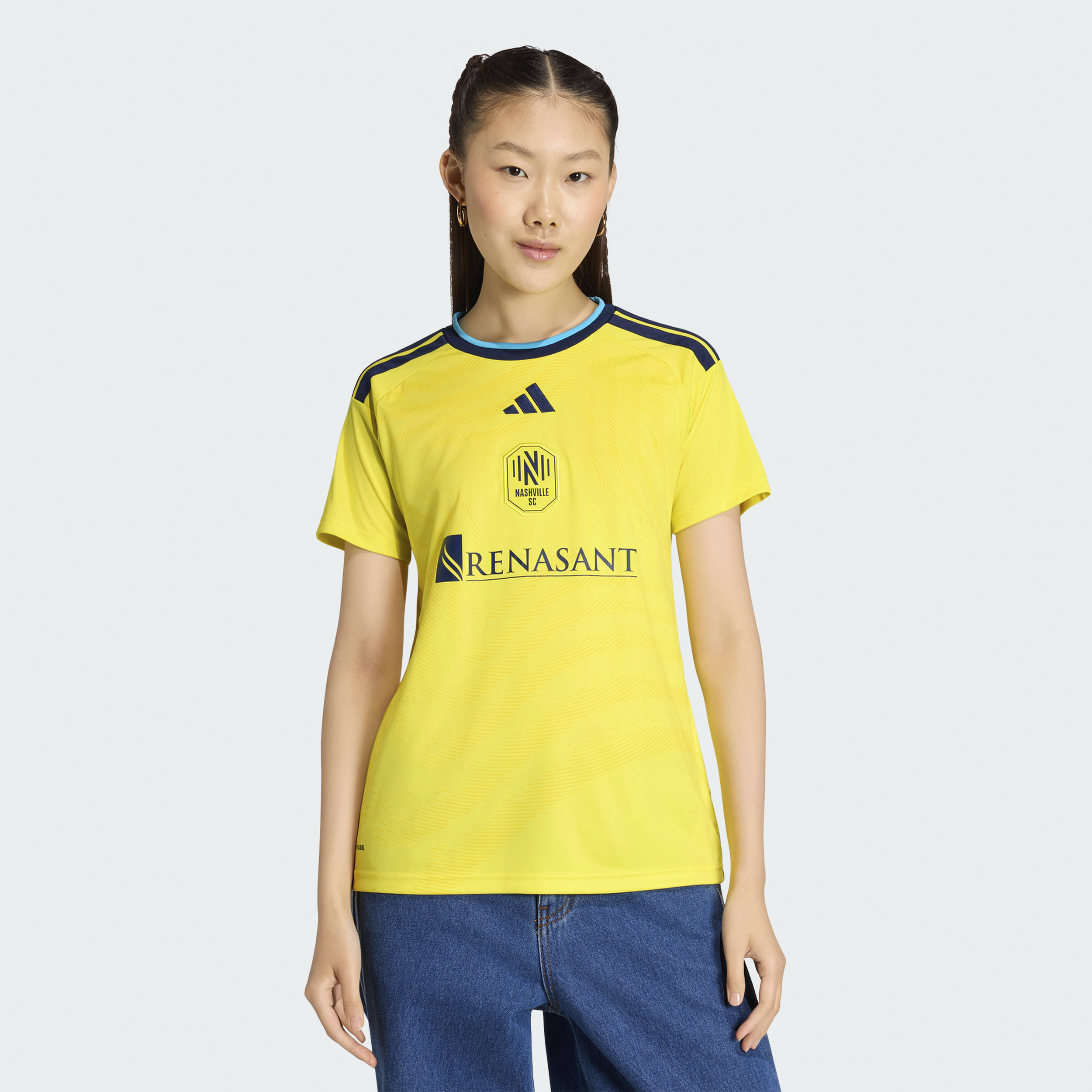 [JED] Nashville SC Women's 2026 The Reverb Kit Replica Jersey - Yellow